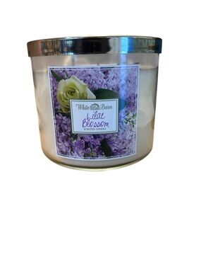 White Barn Bath & Body Works 3-Wick Scented Candle - Lilac Blossom